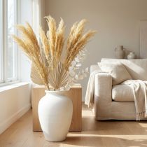 Artikel Pampas græs gul Kunstig prydgræs Tørt blomster 3 stk
