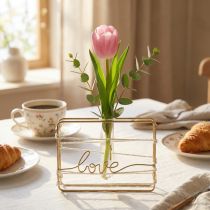 Artikel Reagensglasholder metal reagensglas dekorativ vase 11,5cm