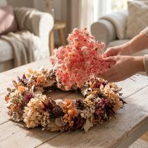 Artikel Tidsel Dekorativ Gren, Antik Rose Tørrede Blomster, 100g - Ideel til DIY Dekoration & Kranse