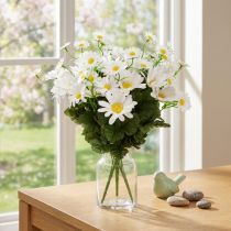 Artikel Daisy buket hvid 45cm