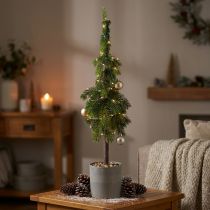 Artikel Spidsgran i potte kunstigt juletræ Ø12cm H70cm