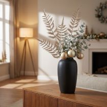 Artikel Kunstig dekorativ bregne champagne metallic L85cm 2stk