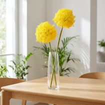 Artikel Allium Gul Blomst Kunstløg 80cm Ø14,5cm 2stk