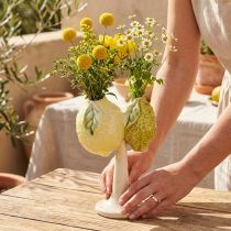 Artikel Keramikdekoration citronvase Middelhavsborddekoration H22cm