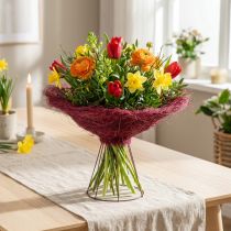 Artikel Buketkrave, blomstertilbehør til kreative blomsterarrangementer, 20 cm, 8 stk.