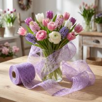 Artikel Fleece 8cm 25m lilla