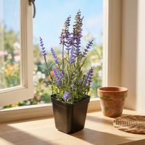 Artikel Kunstig lavendel i potteblomstrende kunstige planter 25cm
