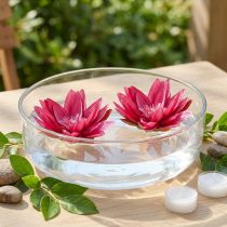 Artikel Kunstig borddekoration med flydende åkande fuchsia Ø15cm 2 stk.