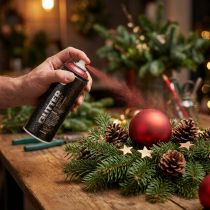 Artikel Glitter Spray Rød Montana Glitter Spray Julerød 400ml