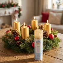 Artikel Guld glitterspray til julepynt, 150 ml