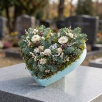 Artikel Styrofoam hjerte 20cm 2stk