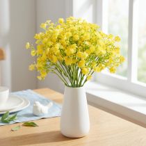 Artikel Gypsophila paniculate gips urt gule blomster L46cm 4 stk