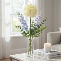 Artikel Kunstig Allium Cremehvid Prydløg Ø18cm L90cm