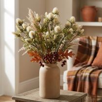 Artikel Tidsel kunstig deco gren creme 10 blomsterhoveder 68cm 3 stk