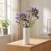 Artikel Agapanthus Afrikansk Lilje Kunstige Blomster Lilla L75cm 2stk