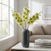Artikel Orkidé Kunstig Gul Grøn Phalaenopsis L83cm