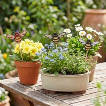 Artikel Bistik træblomsterprop naturfarvet 34cm 12stk
