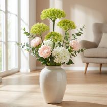 Artikel Kunstig blomstergren Gul fennikel kunstgren med 3 blomster 85cm