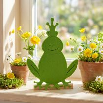 Artikel Frog King Filt Trægrøn 20cm x 27,5cm sommerdekoration