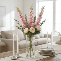 Artikel Delphinium delphinium kunstig pink 82cm 3stk