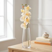 Artikel Kunstig orkidécreme Orange Phalaenopsis 78cm