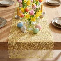 Artikel Deco fleece Sizoweb bordløber gul 30cm 5m