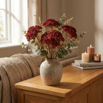 Artikel Kunstige røllikeblomster røde Achillea kunstige H30cm 6 stk