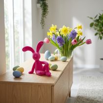 Artikel Moderne dekorativ kaninfigur til stuen, påskedekoration, 38 cm
