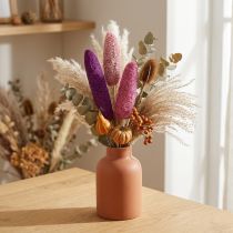 Artikel Luffa på pind stor pink, Erika 8cm - 30cm 25 stk