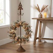 Artikel Kransholder kransstativ antik rustlook 4 kroge 76cm