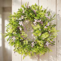 Artikel Kunstig lavendel Bach blomsterkrans Lilla Ø33cm