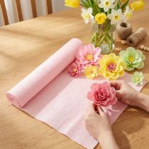 Artikel Blomstercrepepapir, blomstercrepe, lyserød, 50×250 cm, 5 stk.