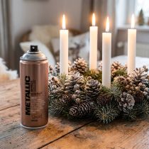 Artikel Maling spray sølv maling metallic effekt sølv spray akryl maling 400ml
