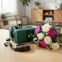Artikel Krøllebånd 30mm 100m sort