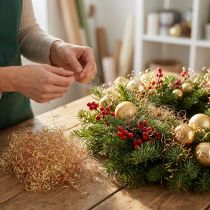 Artikel Blomsterhårglitter Guld, Kobber 200g