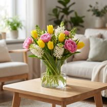 Artikel Glasvase glascylinder blomstervase glasdekoration H15cm Ø15cm