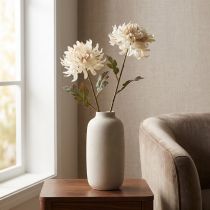 Artikel Krysantemum Kunstige Dekorative Blomster Creme L72cm 2stk