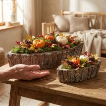 Artikel Planteskål plantekasse træ Jardiniere 46/31,5 cm sæt af 2