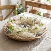 Artikel Plantebaseret naturfiber skeletbånd naturlig bånddekoration 180g