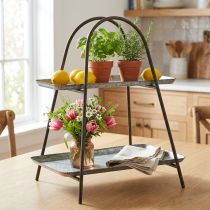Artikel Kagestand vintage dekorativ bakkebordshylde metal H47cm