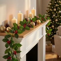 Artikel Juleguirlande kunstkristtorn Ilex guirlande 160cm