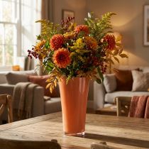 Artikel Vase Orange Blomstervase Dekorativ Vase Fizzy Siena Ø20cm H35cm
