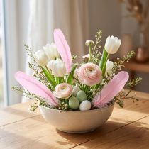 Artikel Fjer til håndværk Pink gåsefjer 18cm - 20cm 20g x 2stk