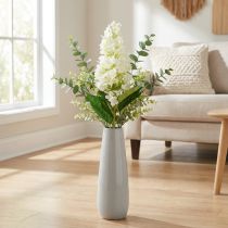 Artikel Panicle Hydrangea Creme Hvid Kunstig Hortensia Silkeblomst 98cm