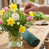 Artikel Indstiksledning grøn håndværkstråd blomsterhandlertråd Ø0,4mm 13cm 1kg