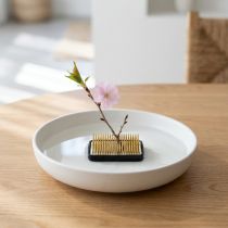 Artikel Hedgehog Kenzan Rektangulær Sølv Messing 50×35mm