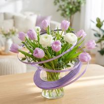 Artikel Flad aluminiumstråd, lavendel, 5 mm, 10 m, dekorativ tråd, hobbytråd