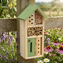 Artikel Insekthotel Grønt Træ Redehjælp Have Insekthus H26cm