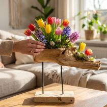 Artikel Rodeskal på stativet naturlige H38cm