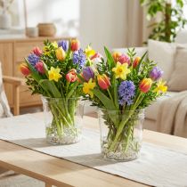 Artikel Blomsterpotteglas klar konisk Ø12cm H12,5cm 2stk